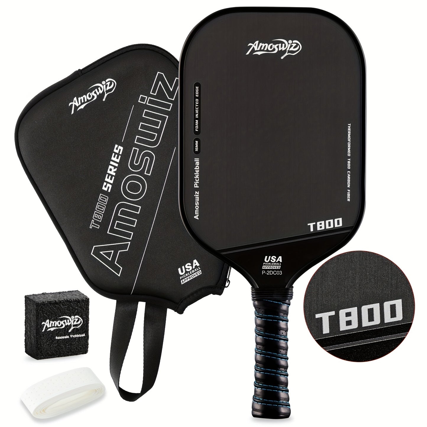 Amoswiz T800 Carbon Fiber Pickleball Paddle