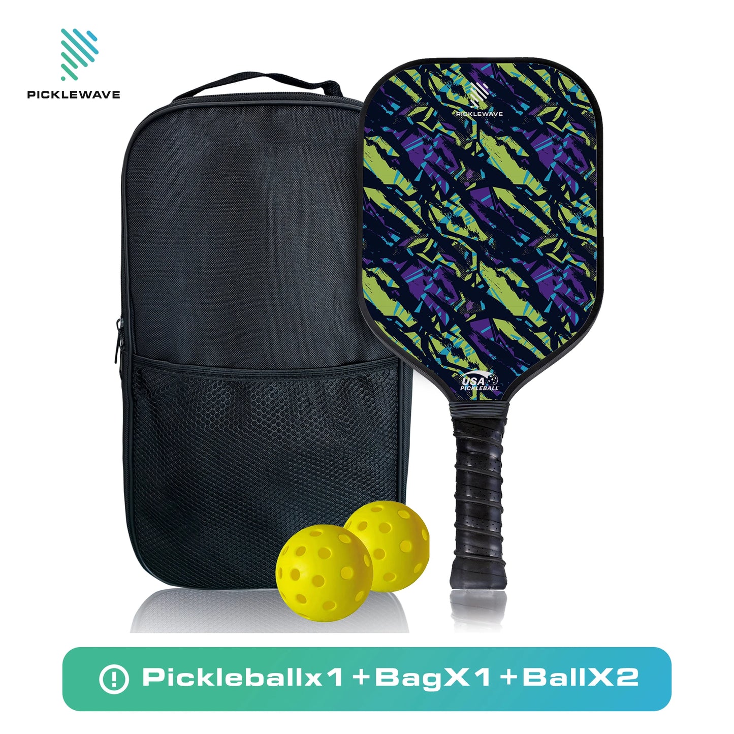 Tiger Zebra Style High Grit Spin Pickleball Paddle