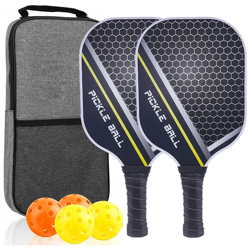 Lightweight Graphite Carbon Fiber Pickleball Paddles Set