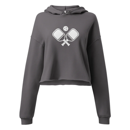 Pickleball Graphic Women's Cropped Hoodie