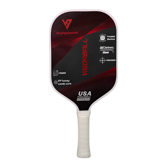 Vigorball 3K Raw Carbon Fiber 16mm Pickleball Paddle