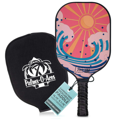 Palms-O-Aces 16MM Carbon Fiber Pickleball Paddle
