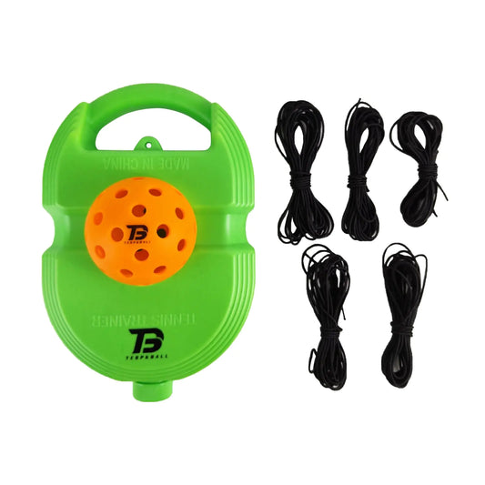 TEBPKBALL Match Buddy Pickleball Trainer - Solo Practice with Ball & String (Green)