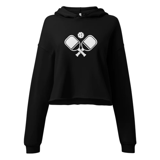 Pickleball Graphic Women's Cropped Hoodie