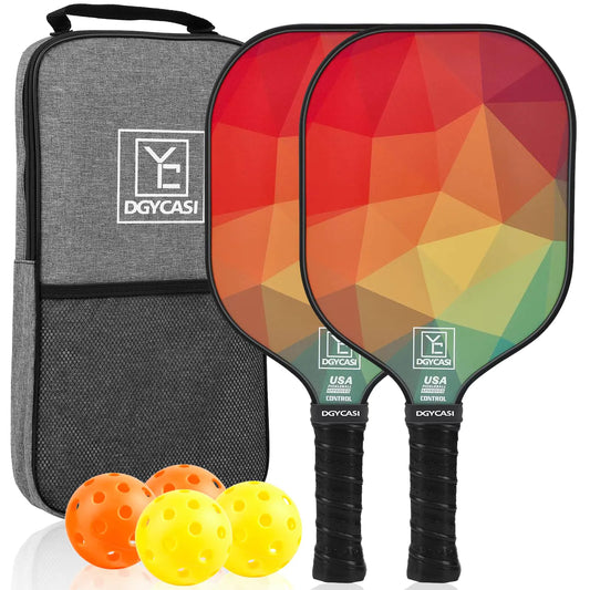 YC DGYCASI Pickleball Set - USAPA Approved, Lightweight & Durable