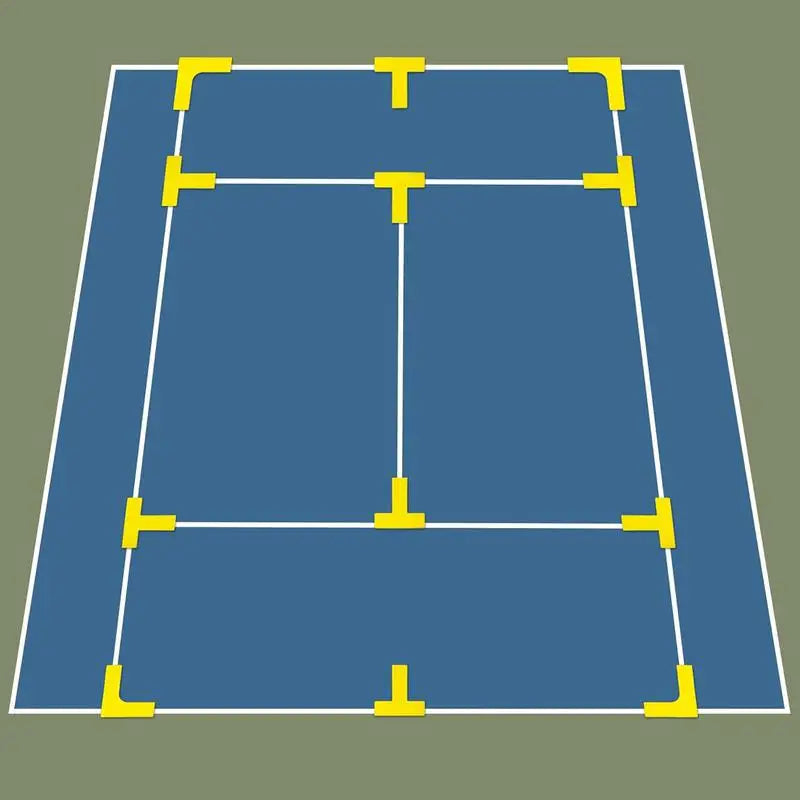 Pickleball Court Markers with Carry Bag