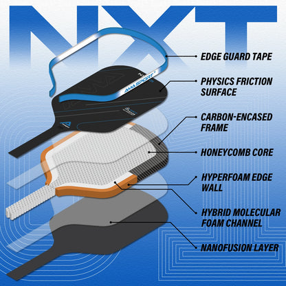 AMASPORT NXT01 Carbon-Encased Frame Pickleball Paddle