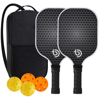 Lightweight Graphite Carbon Fiber Pickleball Paddles Set