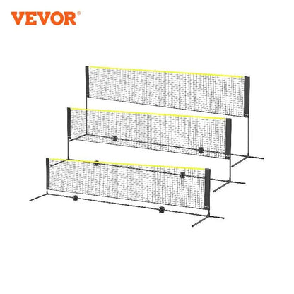 VEVOR Adjustable Multi-Sport Net: Badminton, Volleyball, Pickleball, Tennis (10/14/17FT)