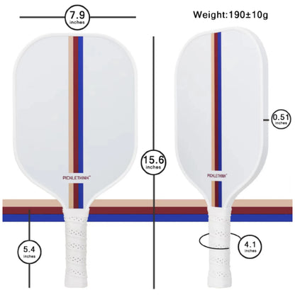 PickleTech Thermoformed Carbon Fiber Pickleball Paddle