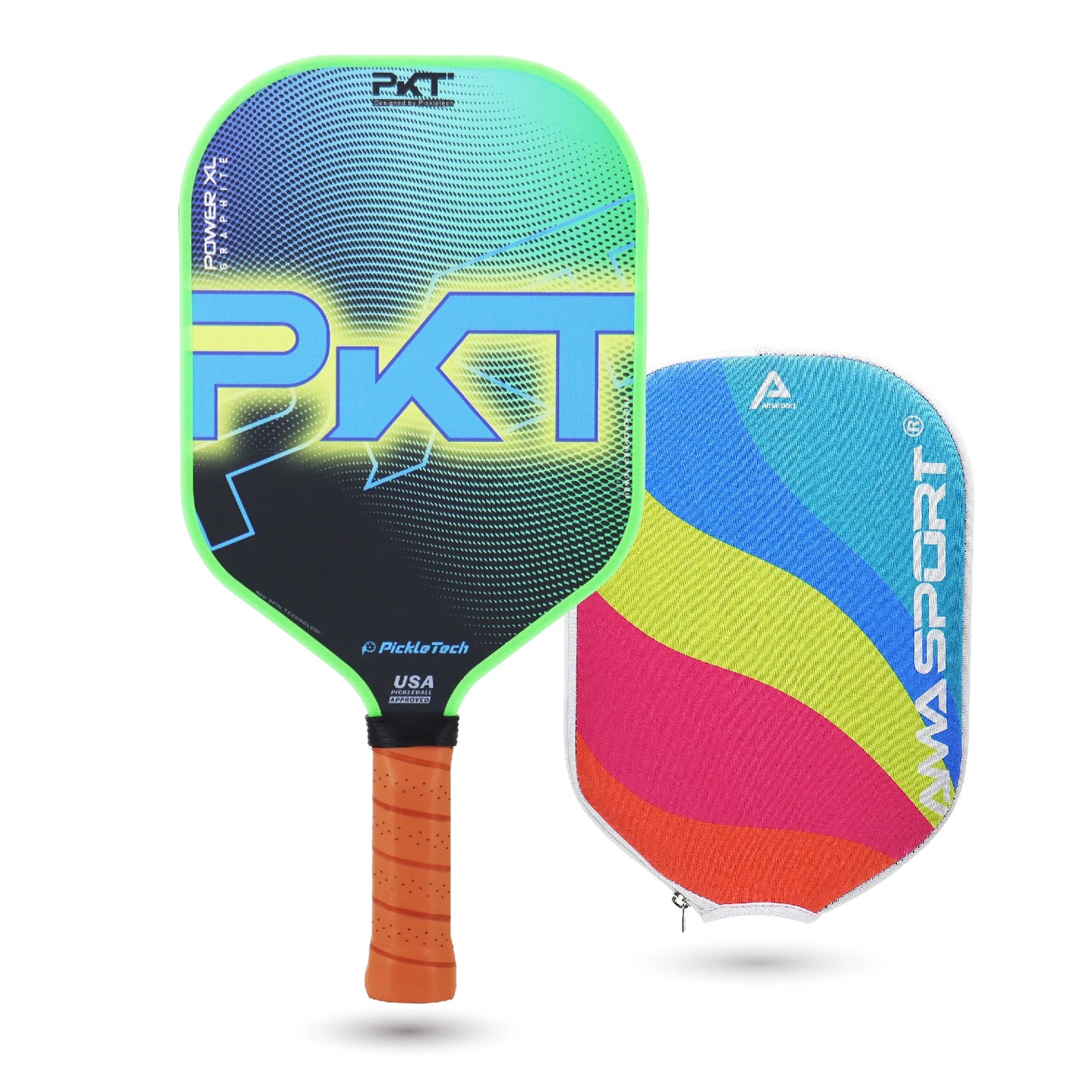 PickleTech Thermoformed Carbon Fiber Pickleball Paddle