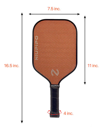 Niupipo Aramid Kevlar Fiber Fabric Pickleball Paddle