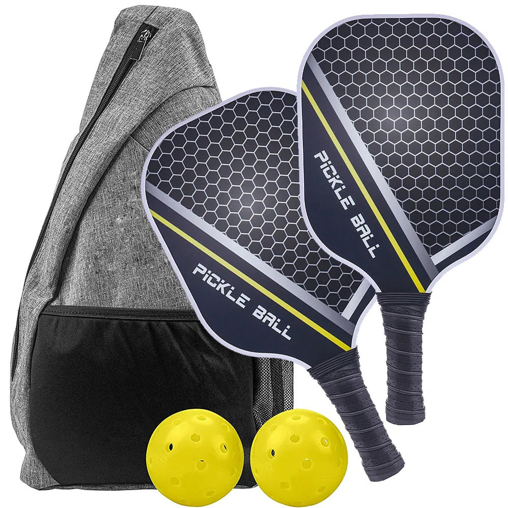 Lightweight Graphite Carbon Fiber Pickleball Paddles Set