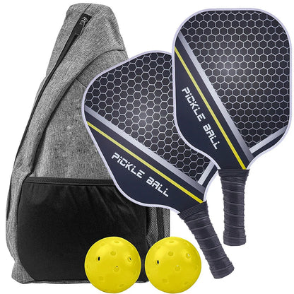 Lightweight Graphite Carbon Fiber Pickleball Paddles Set