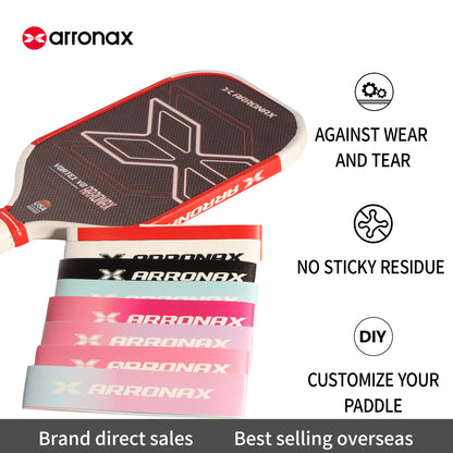 ARRONAX Pickleball Paddle Edge Guard Tape (3-Pack) - 3K PU Texture