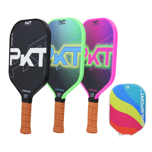 PickleTech Thermoformed Carbon Fiber Pickleball Paddle