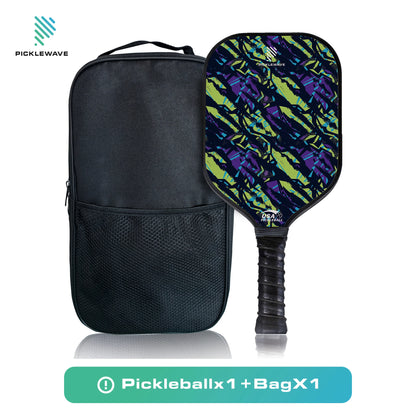 Tiger Zebra Style High Grit Spin Pickleball Paddle