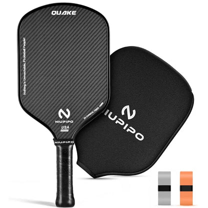 Niupipo Quake Thermoformed 3K Carbon Fiber Pickleball Paddle