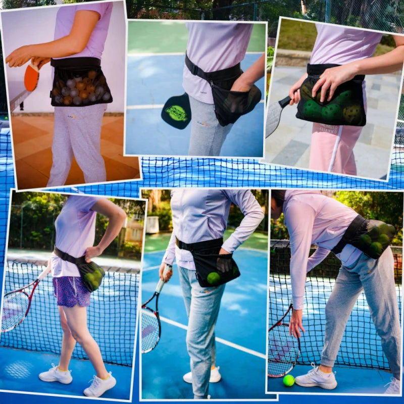 Pickleball Holder Adjustable Waist Bag