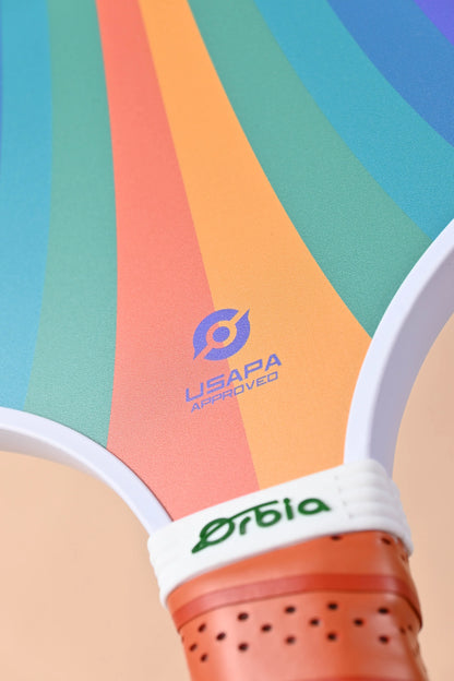 Orbia Pickleball Paddle with Rainbow Color