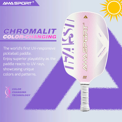 AMASPORT Pickleball Paddle CHROMALIT Color Changing - Future 001