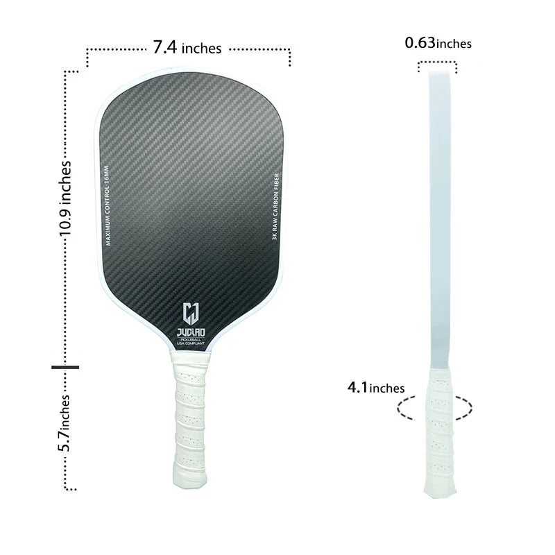 Juciao Lightweight 3K Carbon Fiber Pickleball Paddle