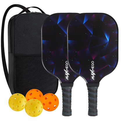USAPA Approved Pickleball Paddle Set (2 Paddles, 4 Balls, Bag)