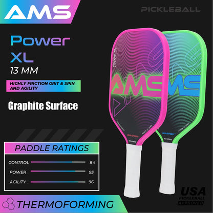 AMASPORT Pickleball Paddle Set with Protection Tapes and Erasers