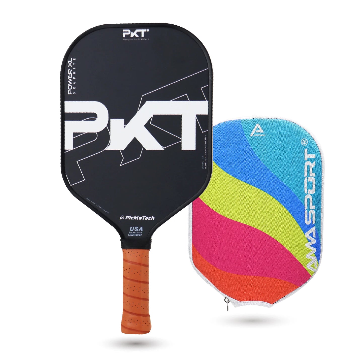 PickleTech Thermoformed Carbon Fiber Pickleball Paddle