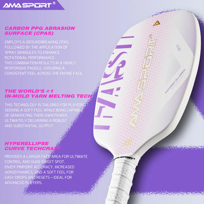 AMASPORT Pickleball Paddle CHROMALIT Color Changing - Future 001