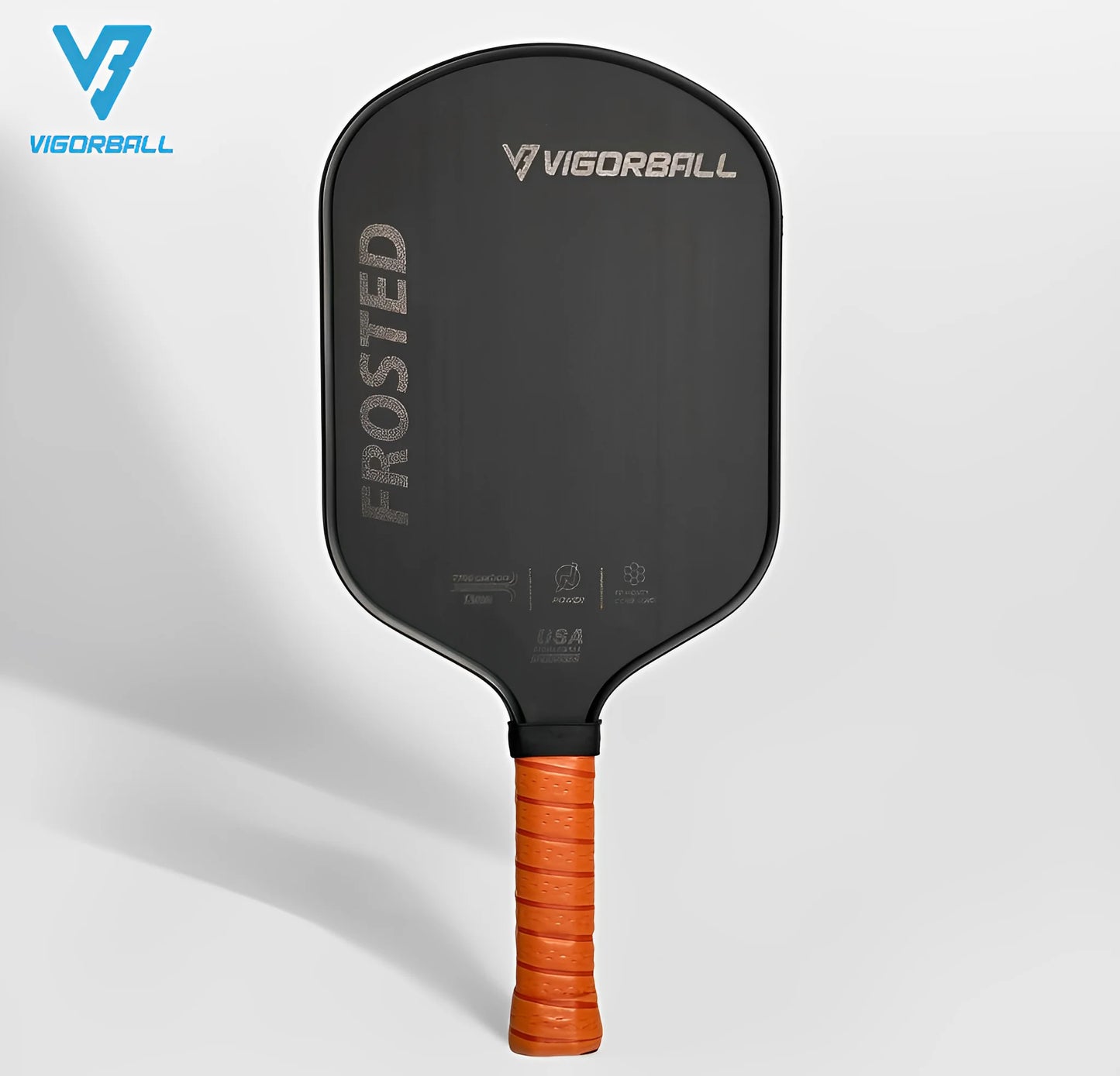 Vigorball Frosted T700 Raw Carbon Fiber Pickleball Paddle