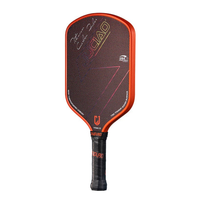 JUCIAO T-Titanium Carbon Fiber Pickleball Paddle with Thermoformed Edges & 2 Spin/Control Balls