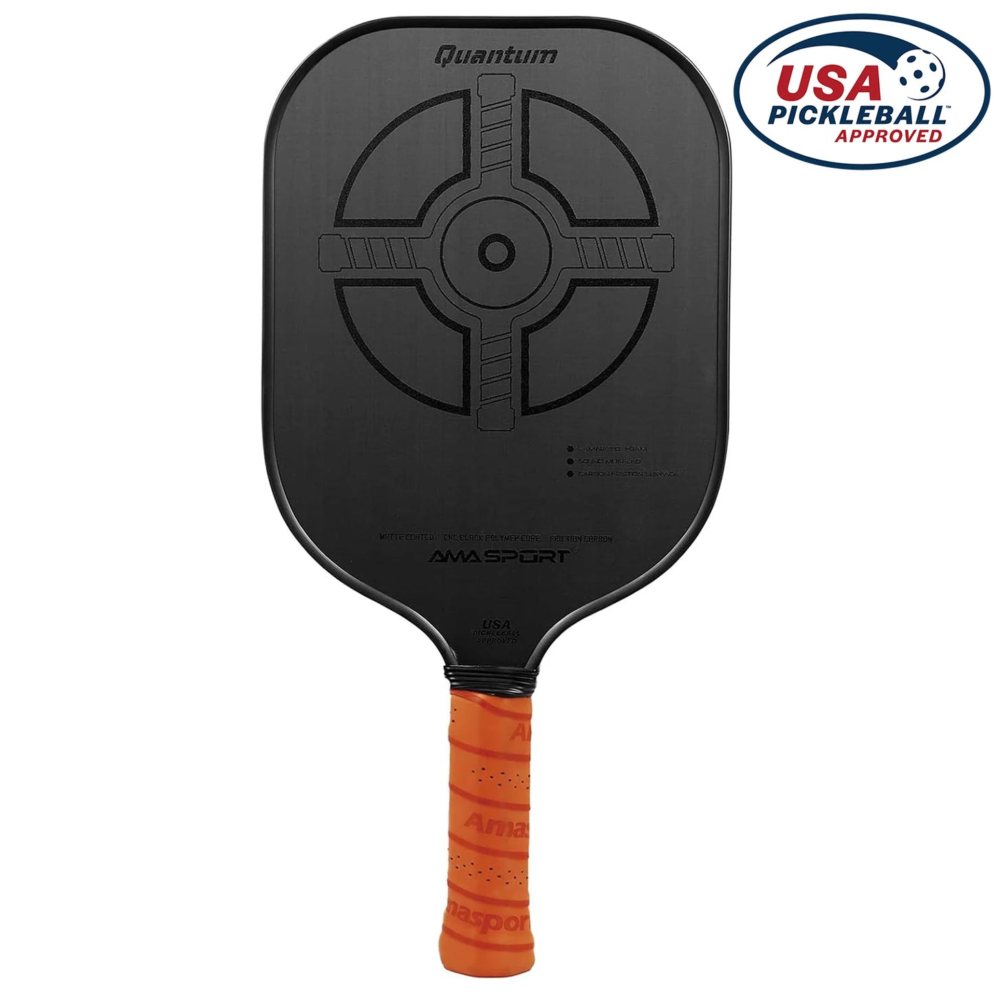 AMASPORT Pickleball Paddle with High Grit & Spin and Agility