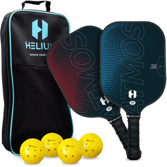 Helium Pro ATMOS Carbon Fiber Pickleball Paddle Set