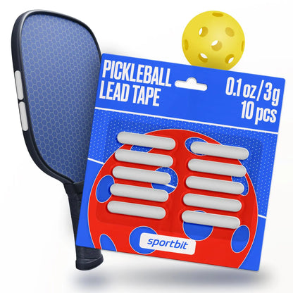 SPORTBIT Lead Tape for Pickleball Paddles - 3M Adhesive, 3g Weighted Bars