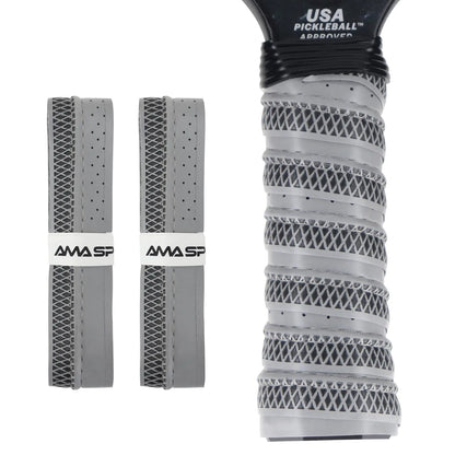 AMASPORT Pickleball Grip Tape (2 Pack) - Anti-Slip Ribbed Overgrip