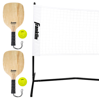 Franklin Sports Half Court Pickleball Starter Set with Net, Paddles & Balls