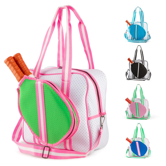 Pickleball Prep Women's Neoprene Crossbody Pickleball Bag (Green)