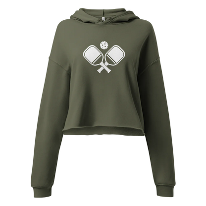Pickleball Graphic Women's Cropped Hoodie