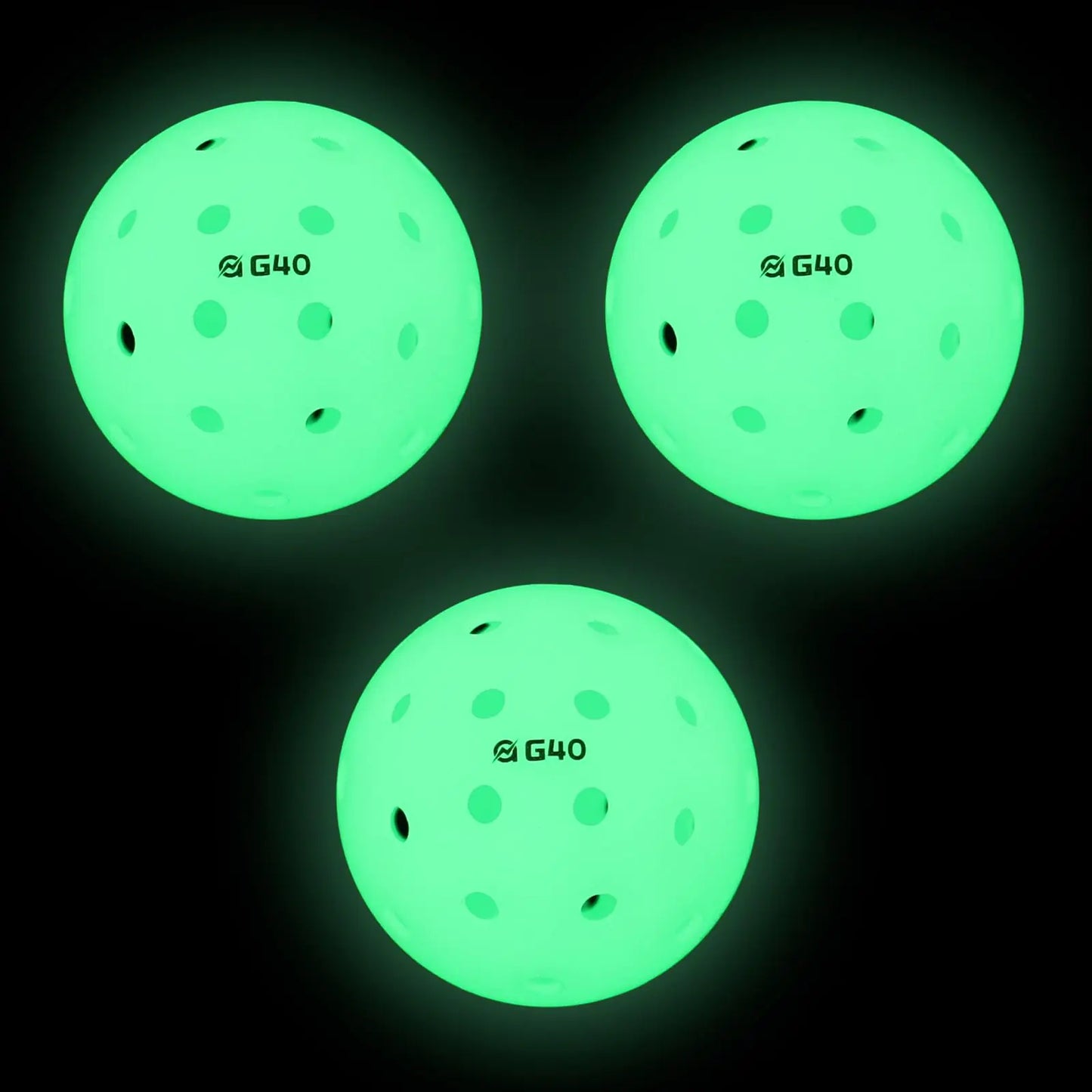 A11N Luminous Outdoor Pickleball Balls - 3 Pack