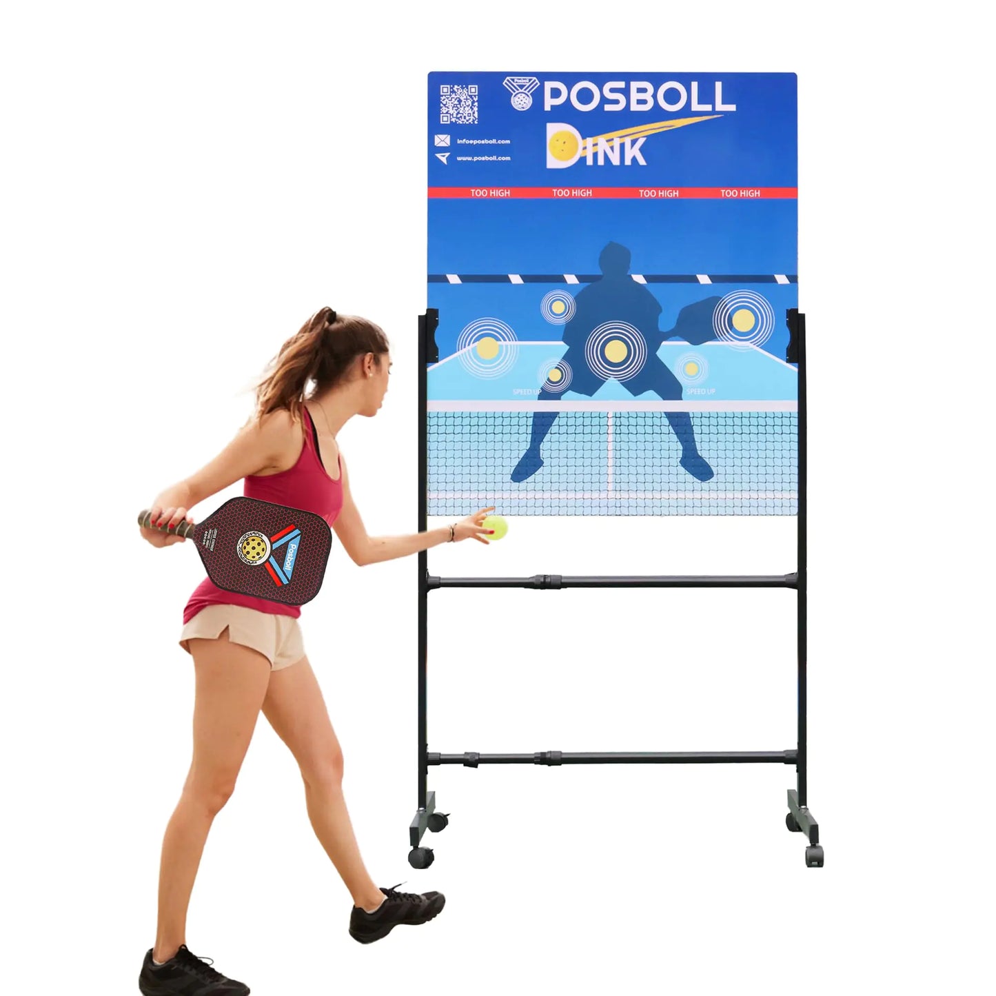 Posboll Pickleball Practice Board