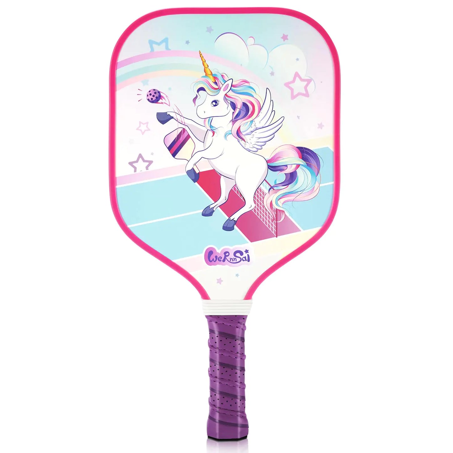 WERNNSAI Unicorn Pickleball Paddle - Perfect for Kids!