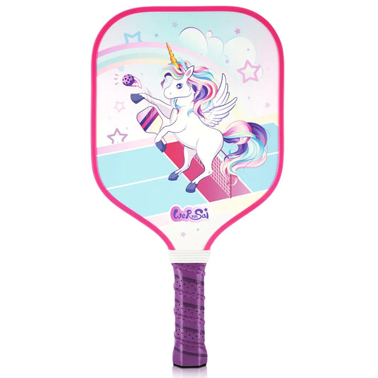 WERNNSAI Unicorn Pickleball Paddle - Perfect for Kids!