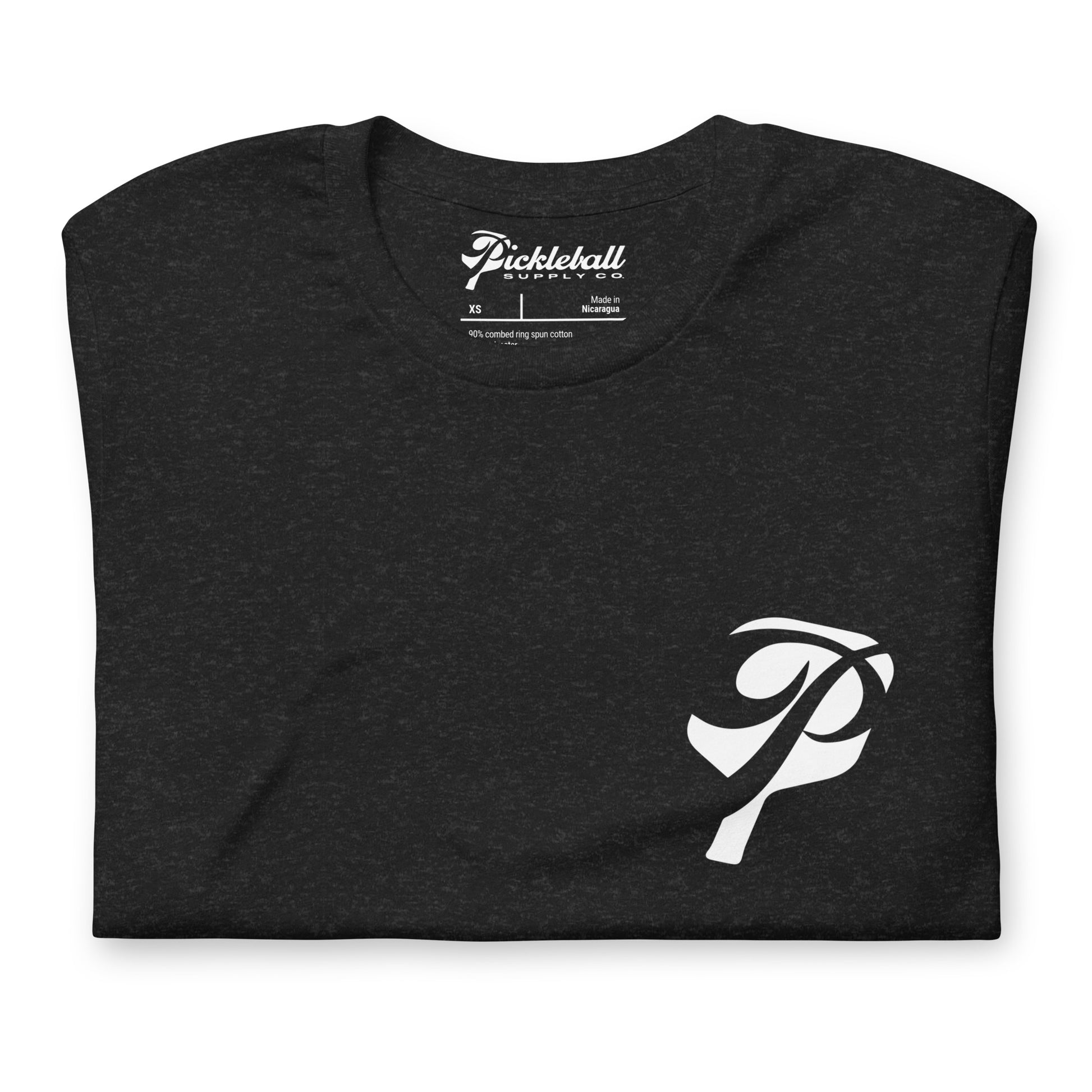 Pickleball Novelty Black/Navy Unisex t-shirt - Pickleball Supply Co