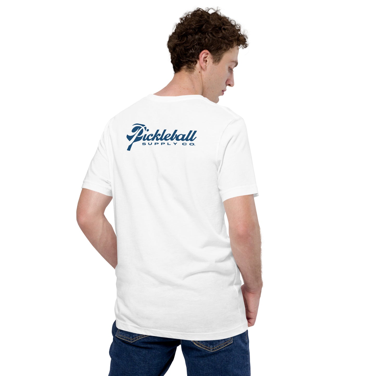 Pickleball Novelty Unisex t-shirt White - Pickleball Supply Co